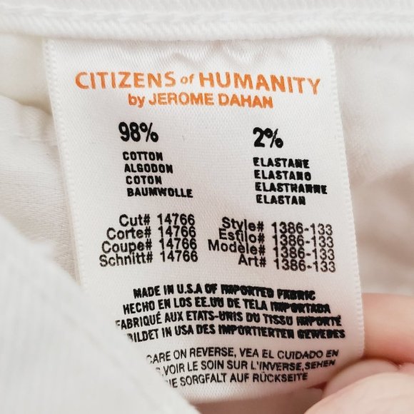 COH White Dani Cropped Straight Leg Jeans - Picture 9 of 13